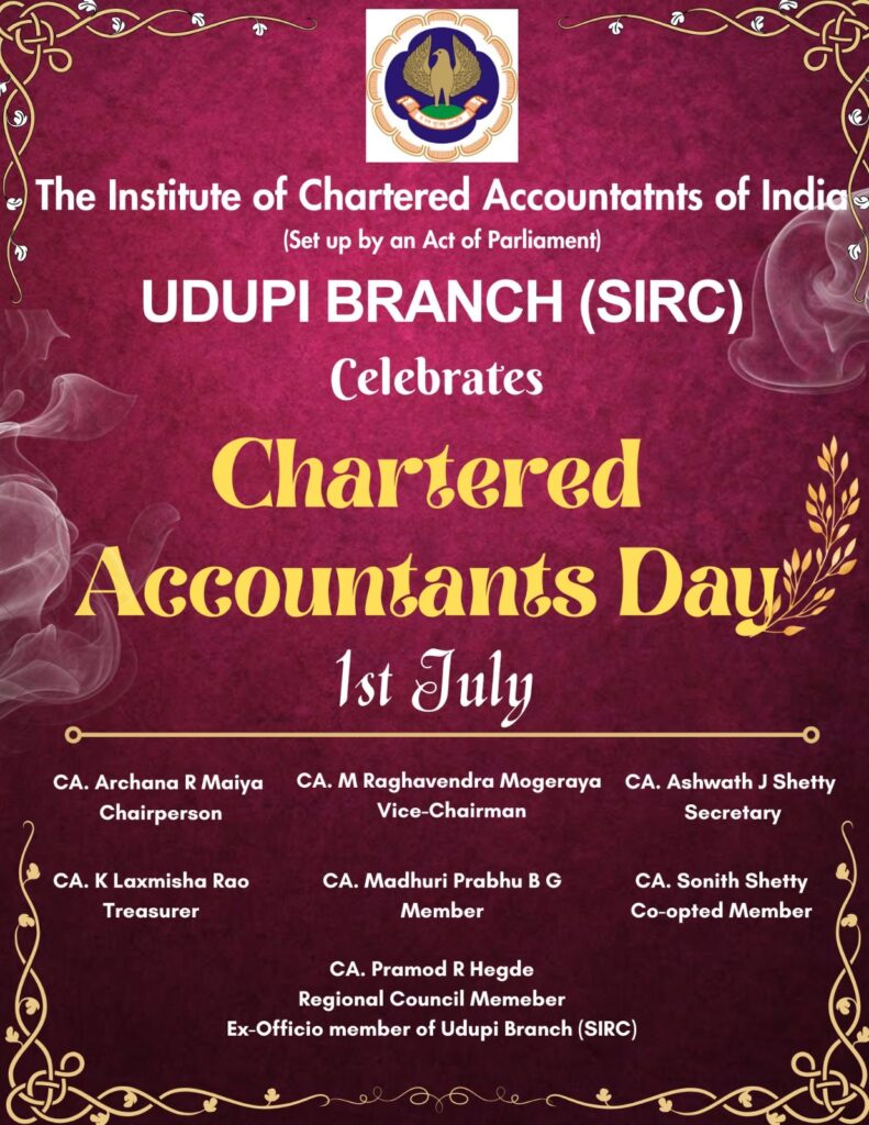 Chartered Accountants Day Celebration (1St July)
