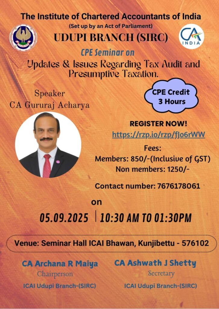 Upcoming Event – CPE Seminar